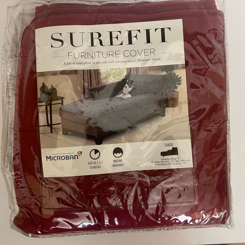 Surefit pet chaise furniture cover